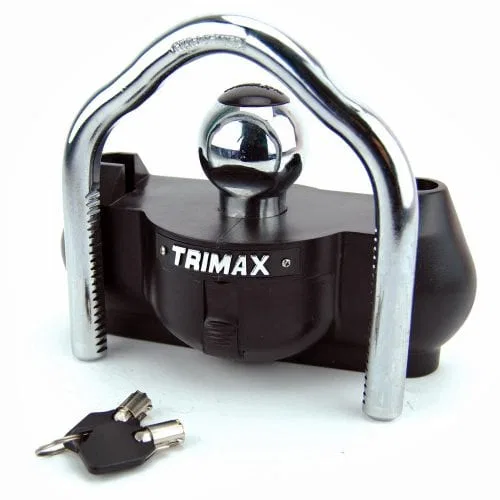 UMAX100 – TRIMAX Trailer Hitch Lock, Trailer Coupler Lock Fits 1-7/8 Inch/ 2 Inch And 2-5/16 Inch Couplers Hitch Ball...